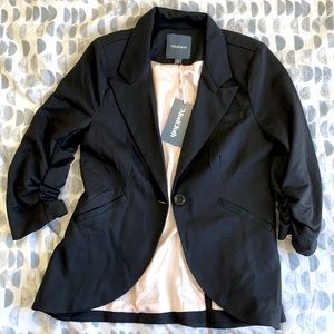 NWT Modcloth Medium short sleeve black blazer